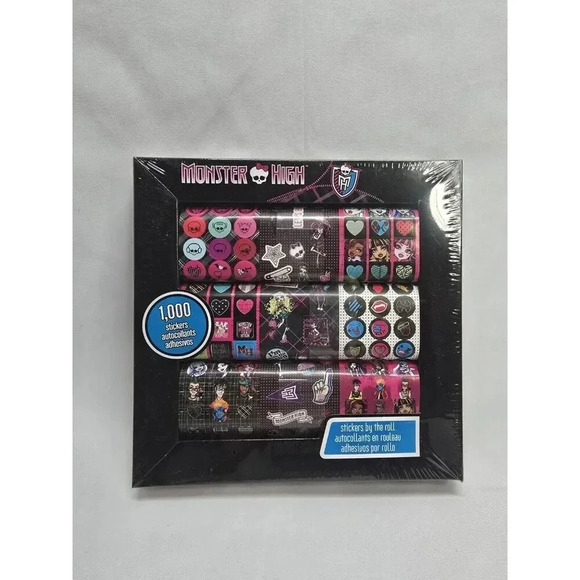 monster high Other - MONSTER HIGH STICKERS By The Roll 1000 Pcs 2013 Mattel Sandy Lion NEW